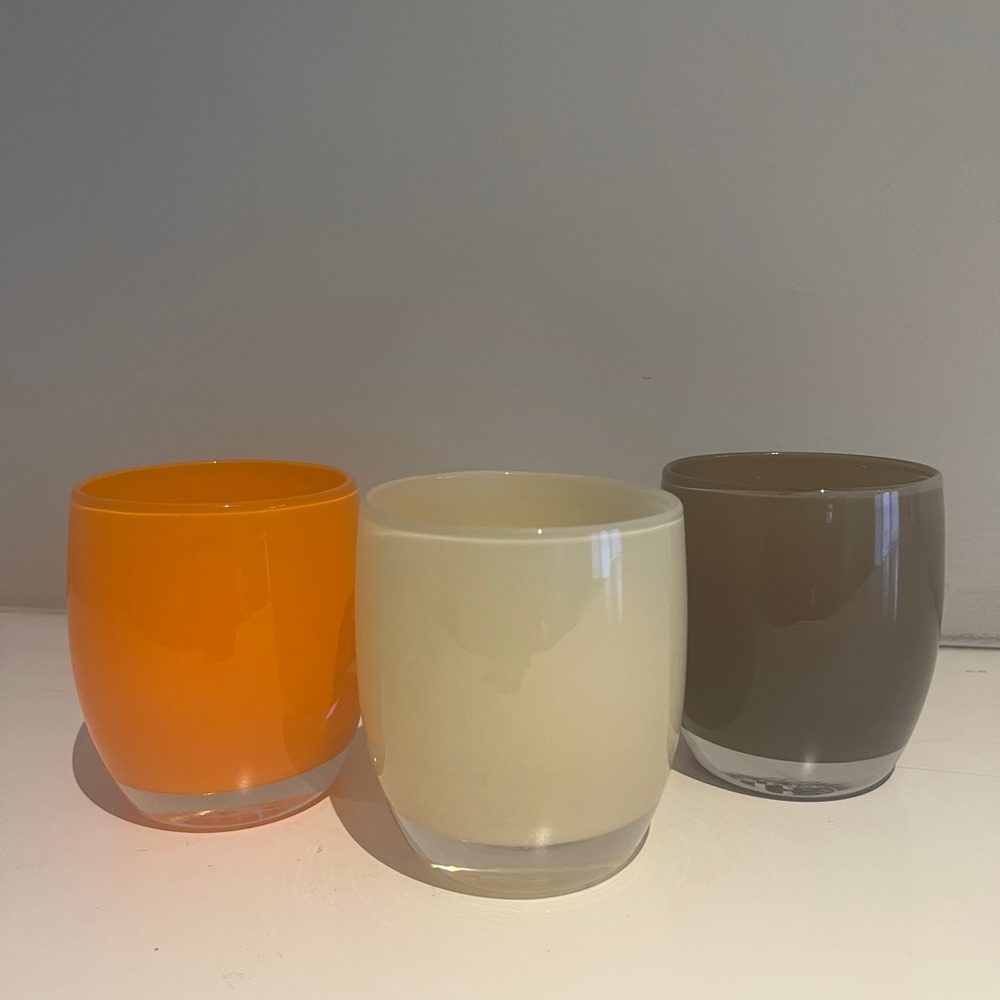 Glassy Baby Tumblers/or Candle Holders